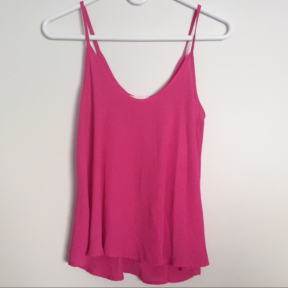 LUSH Chiffon Swing Camisole Top, Size Small